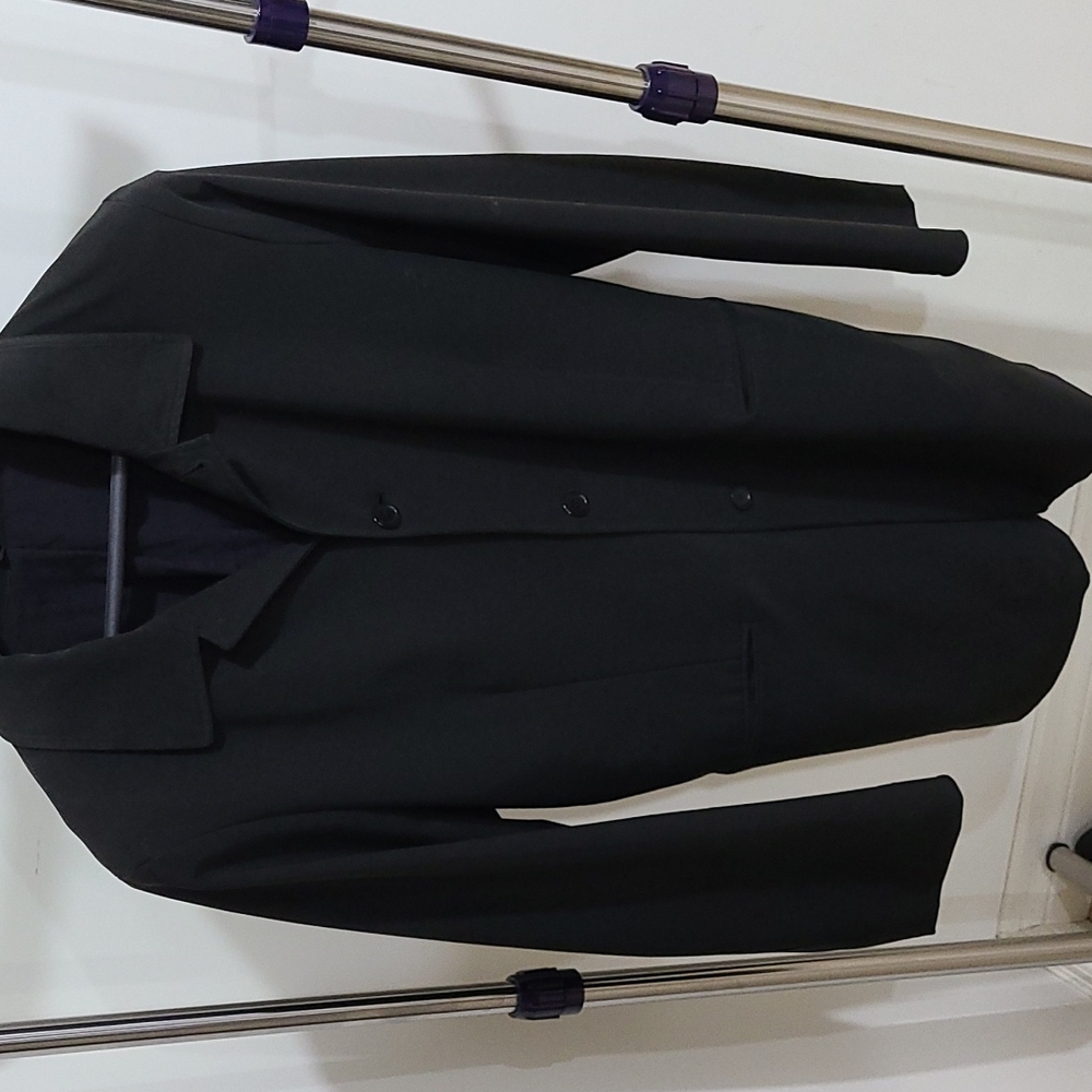 Theory Black Rain Jacket